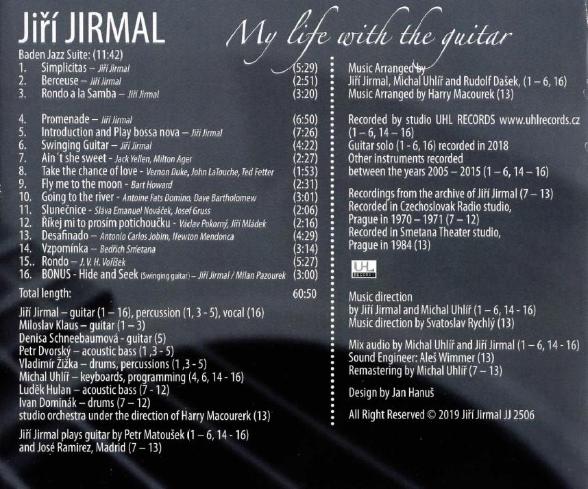 Jiří Jirmal: My life with the guitar (vydáno 2019)