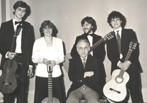 Jiri Jirmal's guitar class: Voboril, Jezkova, Veleminsky, Janda, seventies