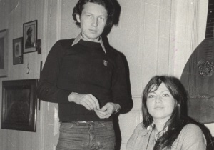 Jiri Jirmal's pupils: Vladimir Mikulka (1st prize, Paris 1970) and Klara Stradalova (2nd prize, Paris 1977)