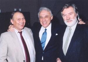 Jiří Jirmal s Milanem Zelenkou a Rudolfem Daškem (1990)