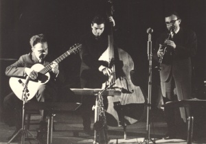 24. července 1962 s Ferdinandem Havlíkem a Antonínem Gondolánem v Divadle Na Slupi