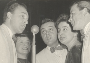 As a member of a vocal quintet, Karel Vlach's Orchestra, Bucharest 1962